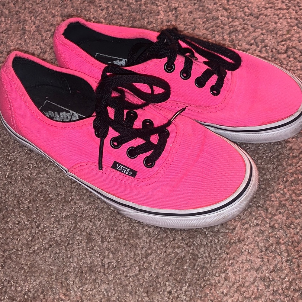 Pink vans.